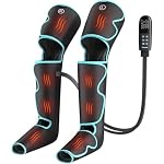 SLOTHMORE Leg Massager with Air Compression for Circulation, 3-in-1 Full Leg Heating for Foot Calf Thigh, 4 Modes 4 Intensities 2 Heat Levels, Compression Device for Swollen Legs, RLS Pain Relief