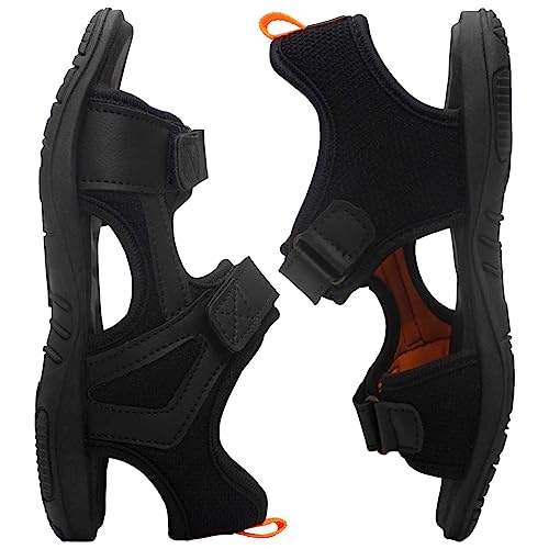 Papete Infantil Menino Sandália Masculino Calce Fácil 15.02j (Preto, Infantil, br_footwear_size_syst