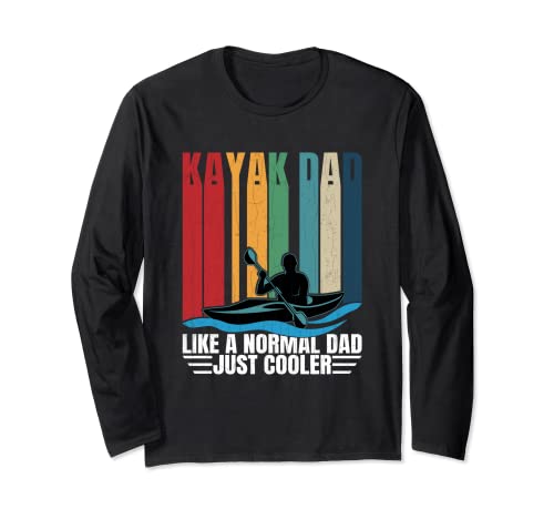Kayak Dad Funny Kayak Kayaker Boat Lover Graphic Manga Larga