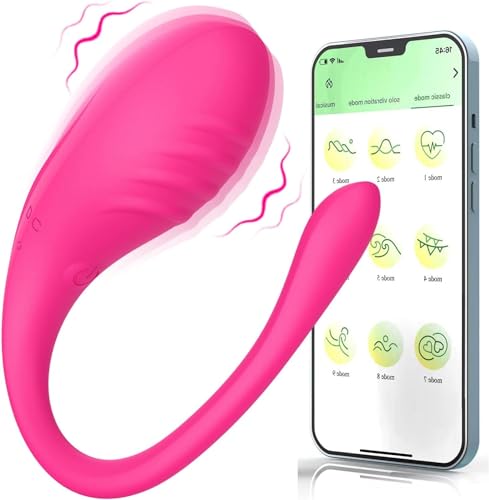 Generic Vibrates Sale Women L.ove E.GGS Men with Remote from Phone Vibrat.o.rset Remote Control Vibrat.o.rs Mini by Bluetooth App Vibratiers for Toys4Women Toys4couples Vibrantorors with 10 Modes (A1)