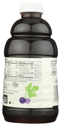 365 by Whole Foods Market, Organic 100% Juice, Concord Grape, 32 fl oz