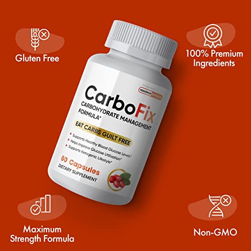 Prime Ninja Carbofix Pills, Maximum Strength, Official Carbo Fix (1) #TOP1