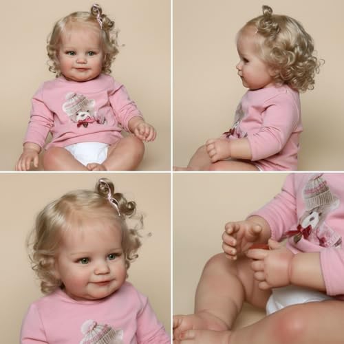Muñeca Reborn Realista Zero Pam Maddie 20 Pulgadas miniatura 4