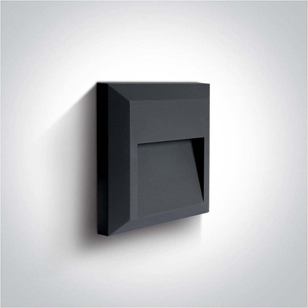 LEDBRITE LED Square Brick Lights Outdoor & Indoor - LED Guide Light Surface Mounted, IP65 Rated, Integrated Lamp CCT Tri Colour Selectable 200Lm, Outdoor, Garden, Pathway, Stairs etc...