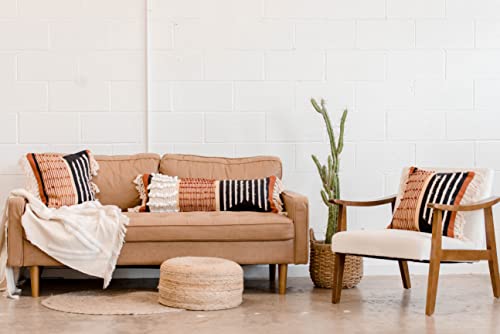 Casa Boho Decorative Pillow Cover Mid Century Modern Decor Boho Pillows Boho Throw Pillow Covers Decorative Pillows For Bed Boho Accent Pillow Midcentury Modern Decor Accent Pillows For Couch 18X18 #TOP4