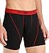 ExOfficio Men's Give-N-Go Sport Mesh 6" Boxer Brief,X-Large,Black