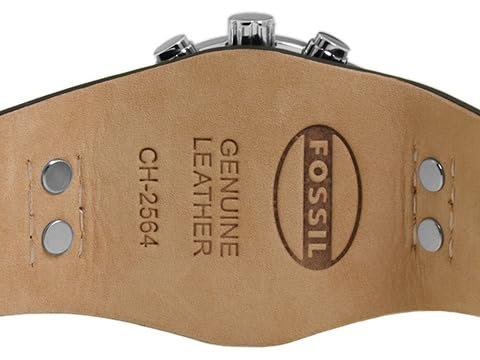 Fossil Orologio Coachman da uomo, movimento cronografo al quarzo con cinturino in pelle