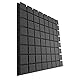 ACOUSPANEL Akustikschaumstoff, 12 Akustikpaneele, 30x30x5cm, Schaumstoffplatten, Unkomprimiert, Ideal für Studios, Gaming-Zimmer, Farbe Anthrazitgrau