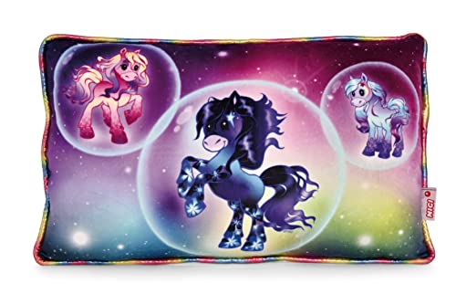 NICI Coussin rectangulaire Pony Stars 43x25cm