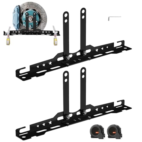 Xijobido Herramienta De Alineación De Ruedas | Medidores De Ángulo De Cambre,Equipo Colgable Con 2 Cintas Métricas Para Taller Garaje De Vehículos