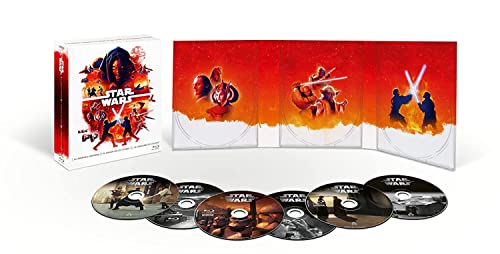 Trilogía Star Wars Episodios 1-3 (Ediciones remasterizadas) (Películas + Extras) [Blu-ray]