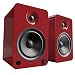 Produktbild Kanto YU6 Lautsprecher mit Phono-Vorverstärker und Bluetooth  (Rot glänzend)