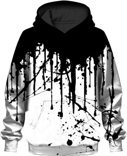 PADOLA Felpe con Cappuccio Bambini e Ragazzi Stampa 3D Maniche