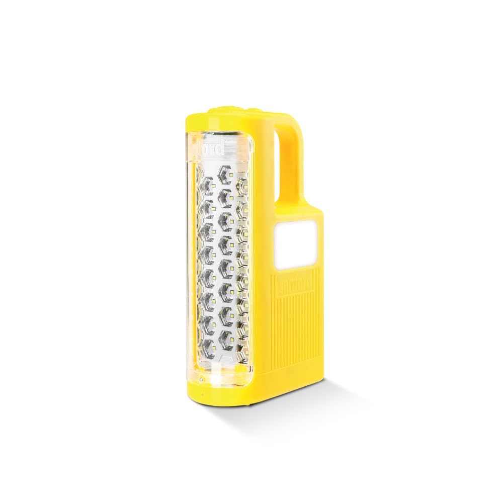 Sanford Rechargeable Emergency Lantern, Yellow, 2-in-1 LED with