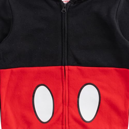 Disney Mickey Mouse Boys Zip Up Hoodie with Ears for Infants and Toddlers Kids4