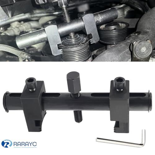 image for RARAYC Adjustable Crankshaft Pulley Puller Tool – Heavy-Duty Drive P