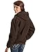 Carhartt Women's Sandstone Quilt Flannel Lined Active Jacket, Dark Brown, X-Large