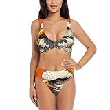 Ocasión: este conjunto de bikini es el traje de baño ideal para vacaciones en la playa, fiestas en la piscina y actividades de deportes acuáticos. Está diseñado para que te sientas segura y elegante ya sea que estés descansando, nadando o disfrutando de una escapada al resort.