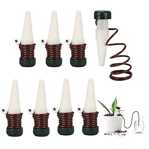 8 Piezas Riego por Goteo Automático Kit, sistema de riego automático de plantas, picos de riego automático maceta, De Vacaciones para Plantas Flores Bonsáis