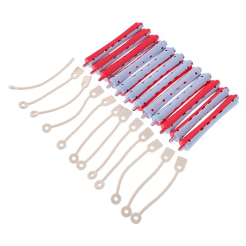 minkissy Rulos Para Permanente De Peluquería 12 Unidades Tamaño Pequeño Varillas Espiral De Plástico Antideslizantes Para Mujer Uso Profesional y Doméstico Peinados De Frío