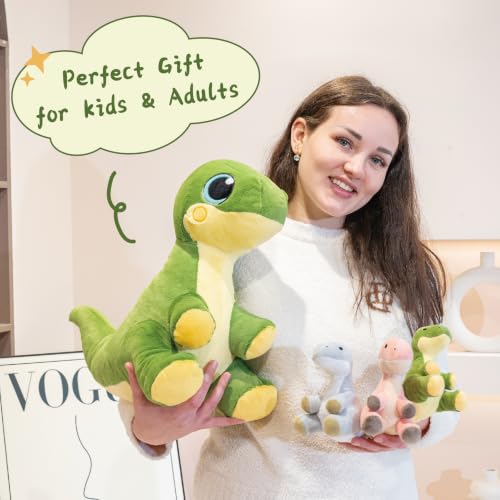 Jrystar Dinosaur Stuffed Animal with Babies, 20" Mommy Dinosaur with Babies Inside, Weighted Plush Animal, Dino Stuffed Animal, Dino Plush Toys for Boys Girls Kids on Birthday Children's Day Christmas - Image 5