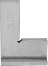 Régua de ângulo reto, carbono, pequeno maquinista quadrado engenheiros conjunto quadrado ferramenta de engenheiro de aço régua de ângulo, durável para trabalhadores de oficina de(Level 2 50x40)