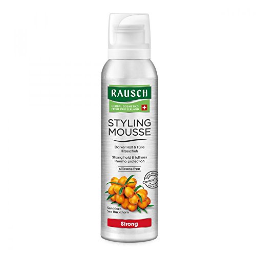 Rausch Styling Mousse Strong Aerosol (verleiht dem Haar Sprungkraft, intensives Volumen und Halt - Vegan), 1er Pack (1 x 150 ml)