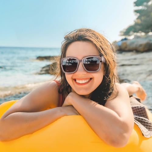 Image of URUMQI Polarized Sunglasses Fit Over Glasses Women Men UV400 Trendy Shades