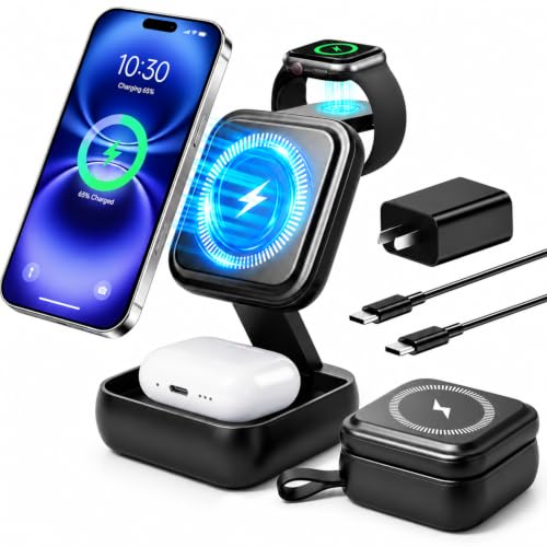 3-in-1 Wireless Charging Station for Apple Devices