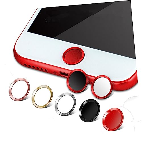 Veemoon adesivo de botão home universal metal chave adesivos de telefone luvas brancas - Adesivo bot