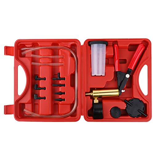 Weytoll 17 pcs Professional Car Auto Hand Held Bomba de Pressão de Vácuo Sangue de Freio Adaptador F