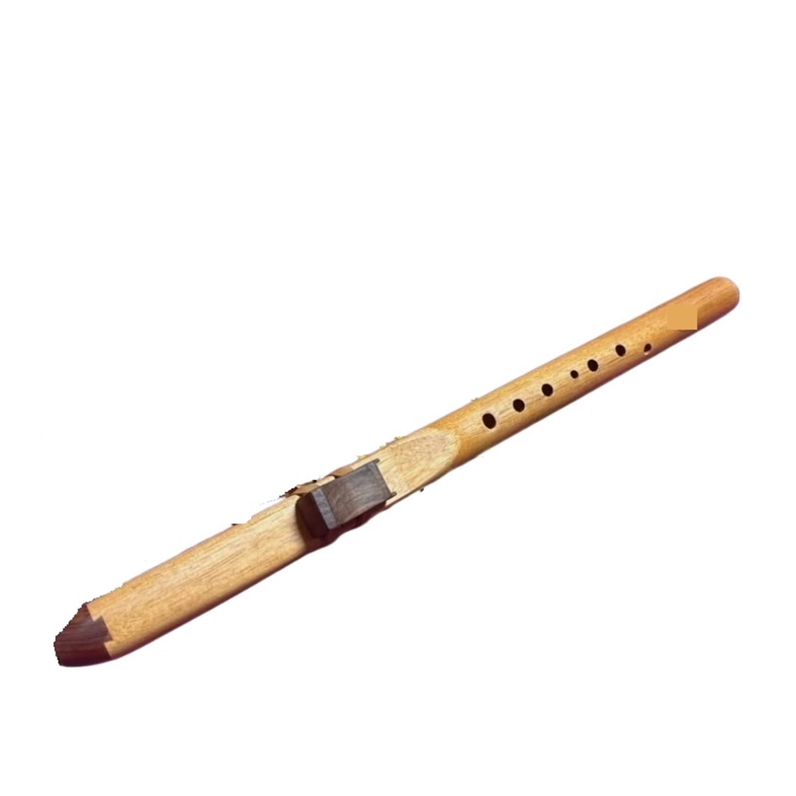 Sopranblockflote Holzblockflöte, 6-Loch-Musikflöten, tragbare 8-Loch-Holzblasinstrumente(42cm)