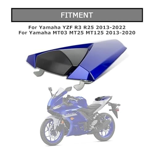 Capot de selle moto YZF R3 MT03 finition haut de gamme rigide