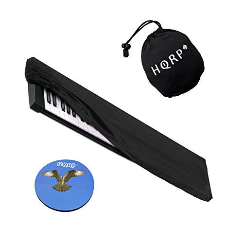 HQRP Funda antipolvo, cubierta para Akai Advance-61 MPK261 / MPK61 sintetizador + HQRP Posavasos