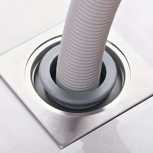 Image of Washing Machine Drain Connector, PVC Chamber Box for Drainage, Sewer Odor Prevention for Bathrooms, Laundry Rooms, Kitchen Sink Drain Pipe Set, Drain Pipe Rat Stopper, Anti Cockroach Drain Cover