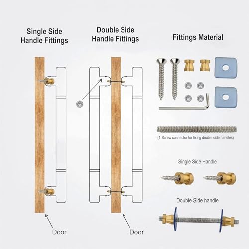 Image of COMPASS 24 inch Brass Main Door Handle | Door Handles for Main Door | Pull Handles for All The Doors of House | Office | Hotels | PH-GYT (Pack of 1, Antique Finish)