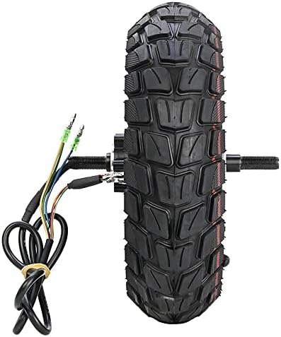 Side view of the HUIOP motor wheel, showing the tire profile and axle