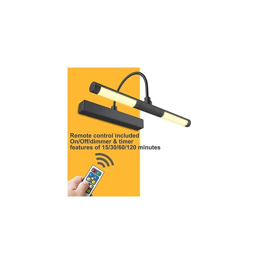 HONWELL Luz de Pintar Remota,Luz de Espejo,Aplique Pared Baño