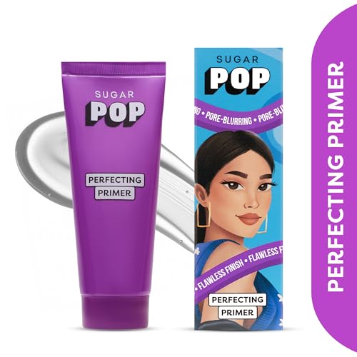SUGAR POP Perfecting Primer - Infused with Vitamin E l Blurs Pores, Wrinkles & Fine Lines, Hydrating, Lightweight, Gel-Based Matte Finish Formula to keep Makeup Intact l Face... - Image 2