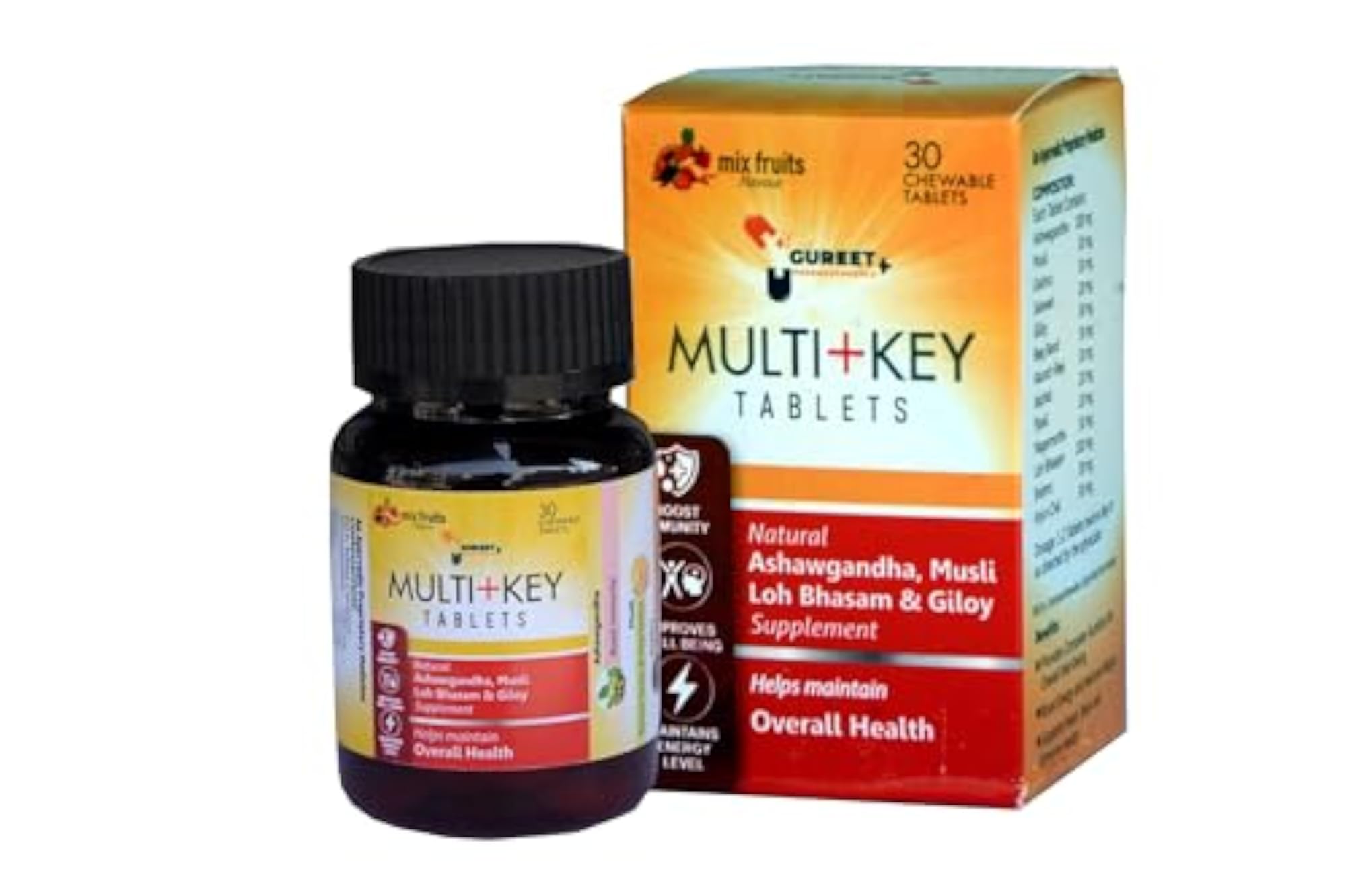 Gureet Pharmaceuticals Multi+Key Ashwagandha Supplement