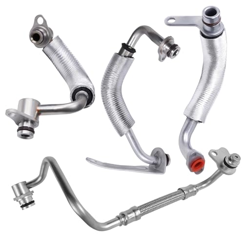 Turbocharger Coolant Line Kit for BMW F10 F22 F20 F30 X1 X3 X4 X5 Z4 N20 N26 125i 220i 320i 328i 420i 428i 520i 528i xDrive20i 2010-2018 11538663516 11538663517 11428626652 11428626653