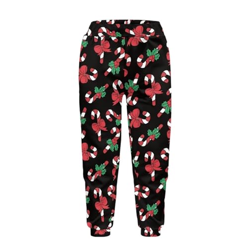 Boys Girls Halloween Christmas Sweatpants with Pockets, Long Pants Soft for Daily Life2