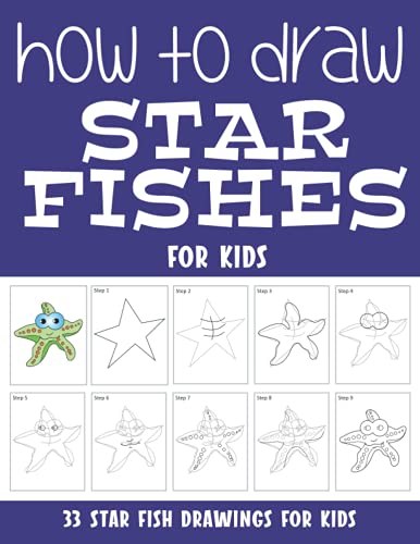 How to Draw Star Fishes for Kids