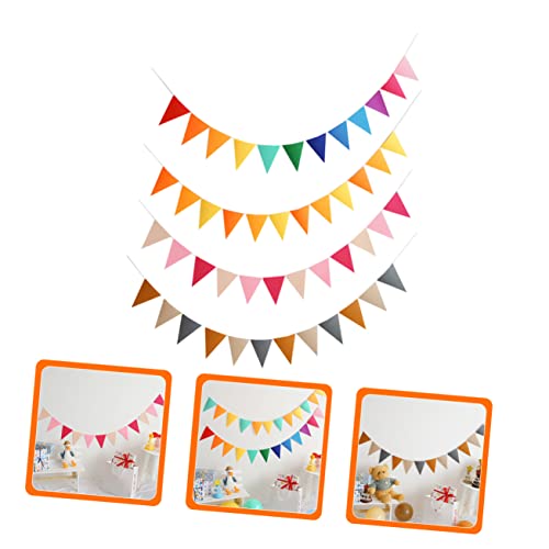 Abaodam 8 Conjuntos De Flâmulas De Decoração Para Festivais Abrindo Celebrações De Feltro Banners De