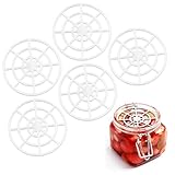 KLINNA Juego de fermentación de 5 Piezas de jarras para encurtir pepinos, Pesos de fermentación para tarros de conservas, diseño de Malla, Kimchi chucrut Verduras, para encurtir y fermentar Alimentos