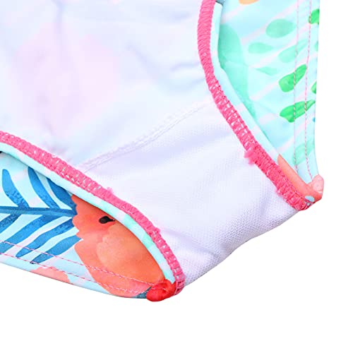 Image of XFGIRLS Girls Swimsuit Toddler Girl Two Piece Long Sleeve Bathing Suit Swimwear Swimming UPF 50+