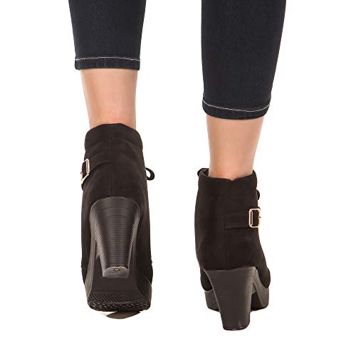 2Aa-Fashion-Womens-and-Gilss-Heel-Boots-TrendyStylishComfortable-Smart-Buckel-Shoe-for-Casual-Outdoor-and-Holiday-Outings