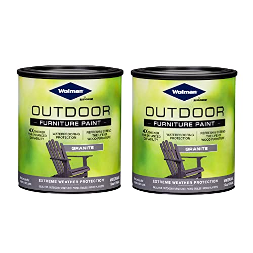 Wolman Outdoor Furniture Paint Granite
