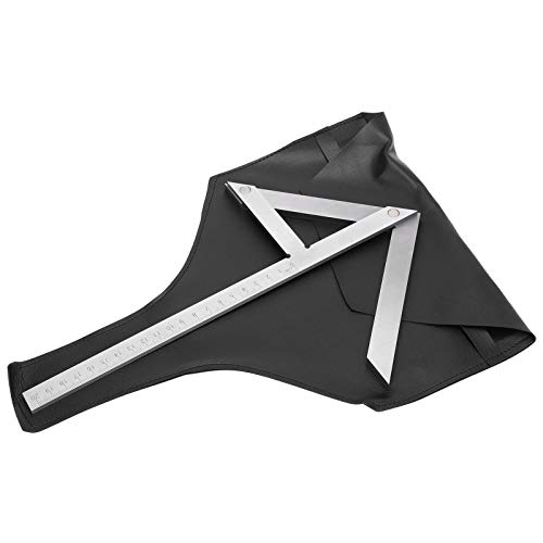 Edelstahl-Mitte-Winkellehre-Lineal, Winkelmesser-Hochpräzisions-Mittenanreißer-Messgerät-Punkt-Marker-Anreißer-Holzbearbeitungs-Lineal-Werkzeug
