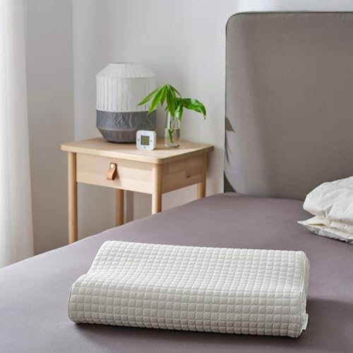 Image of Memory Foam Tssp Ergonomic Pillow, Side /Back Sleeper33X50 Cm (13X20) (Without Pillow Case), White